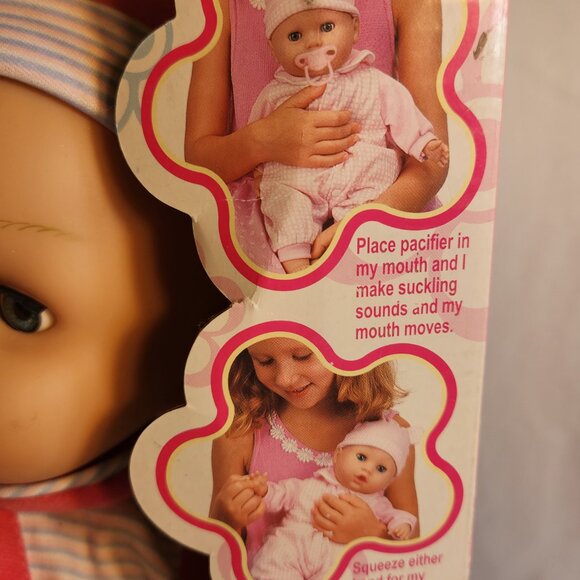 My Darling Baby 2010 Unopened in Original Box Doll Pacifier Pink Berry READDESC - Picture 7 of 13